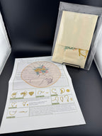 New Outline of Woman with Floral Crown Embroidery Kit - No. 326