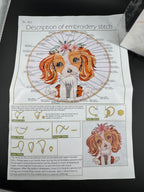 New Dog Embroidery Kit - Cavalier King Charles - No. 814
