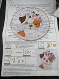 New Dog Embroidery Kit - Bulldog - No. 818