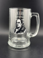 Benjamin Franklin Quote Beer Mug