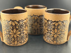 Set of 3 Vintage Pottery Mugs by NY Artist Carol Adamec Marsham
