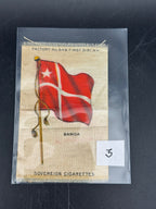 Assorted Flags Antique Cigarette Silks