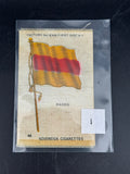 Assorted Flags Antique Cigarette Silks