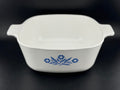 Cornflower Blue by Corning -  1.5 Quart Square Casserole No Lid