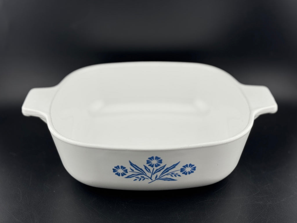 Cornflower Blue by Corning -  1 Quart Square Casserole No Lid