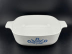Cornflower Blue by Corning -  1 Quart Square Casserole No Lid