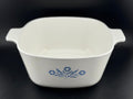 Cornflower Blue by Corning -  1.75 Quart Square Casserole No Lid