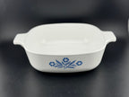 Cornflower Blue by Corning -  1 Quart Square Casserole No Lid