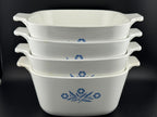 Cornflower Blue by Corning -  1.75 Quart Square Casserole No Lid