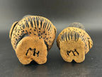 Pair of Signed Studio Pottery Ducks