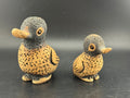 Pair of Signed Studio Pottery Ducks
