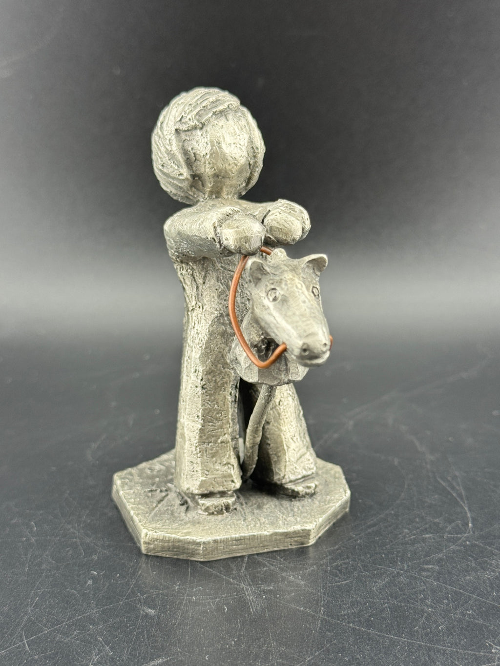 Walli Ortman's The Littles - 0061 - Boy with Stick Horse
