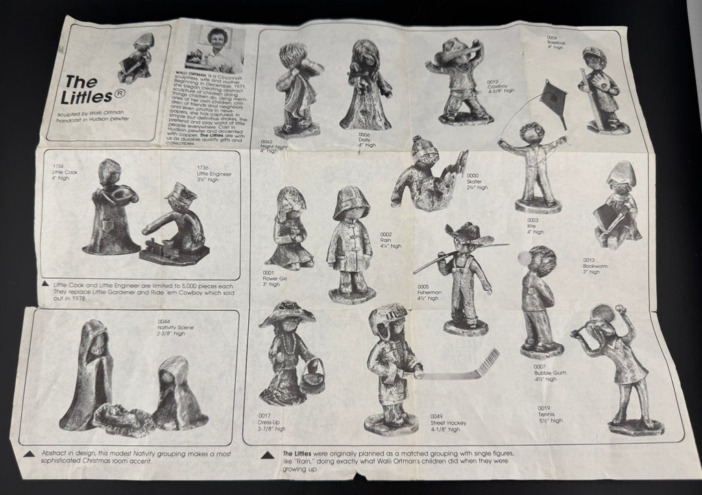 Walli Ortman's The Littles - 0061 - Boy with Stick Horse