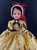 Vintage Doll in a Cloche