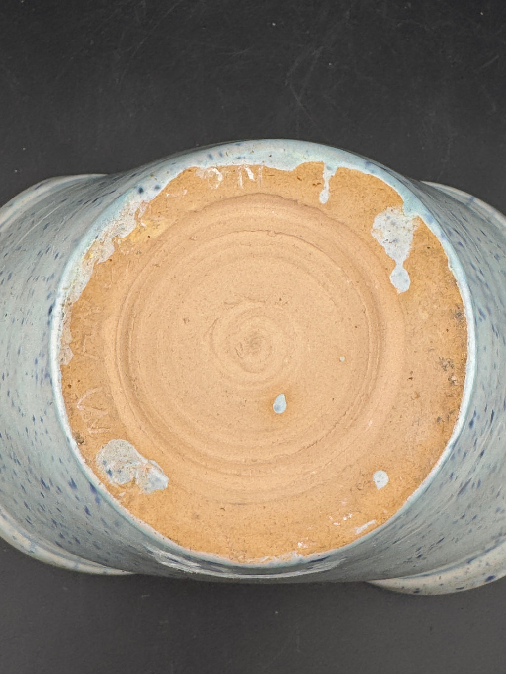Blue Splatter Pottery Planter/Vase
