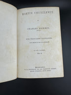 Charles Dickens "Martin Chuzzlewit - Volume II" - The Peterson's Duodecimo Edition