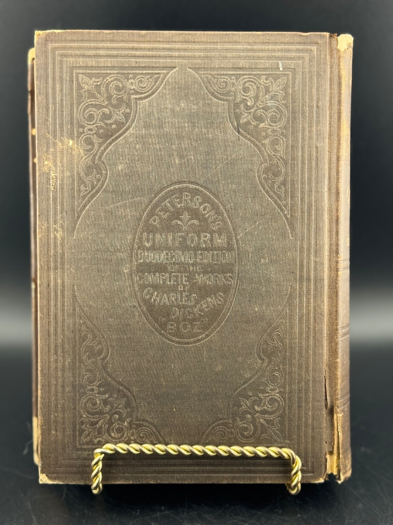 Charles Dickens "Martin Chuzzlewit - Volume I" - The Peterson's Duodecimo Edition