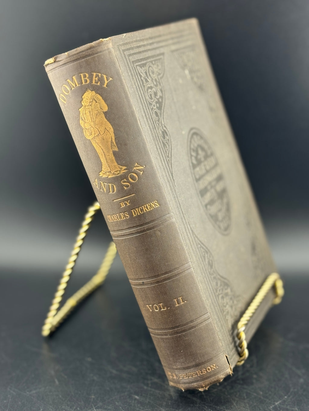 Charles Dickens "Dombey and Son - Volume II" - The Peterson's Duodecimo Edition