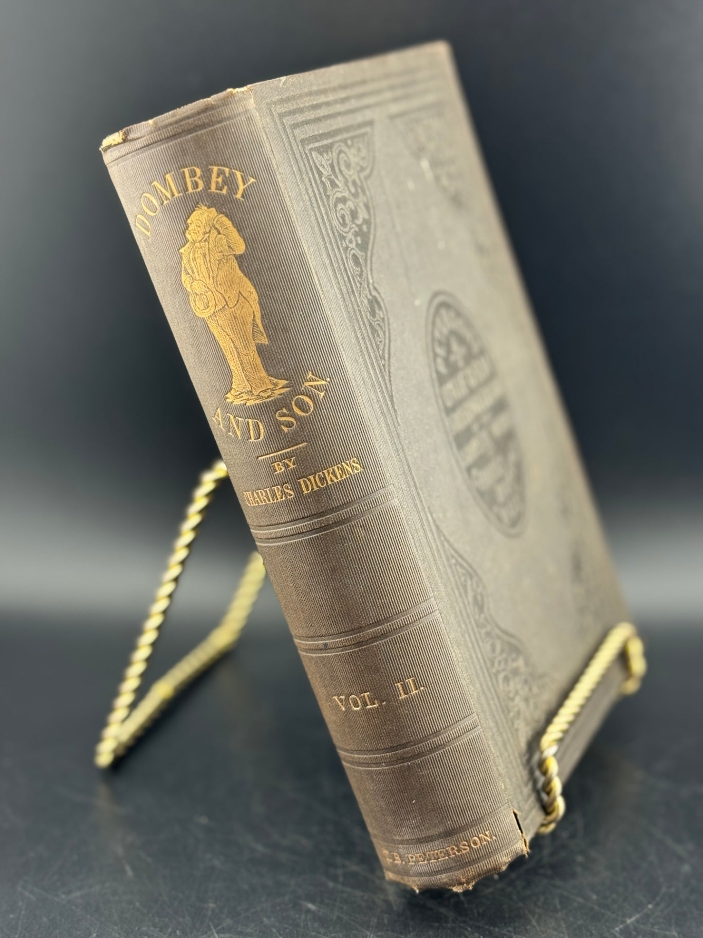 Charles Dickens "Dombey and Son - Volume II" - The Peterson's Duodecimo Edition