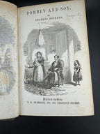 Charles Dickens "Dombey and Son - Volume I" - The Peterson's Duodecimo Edition