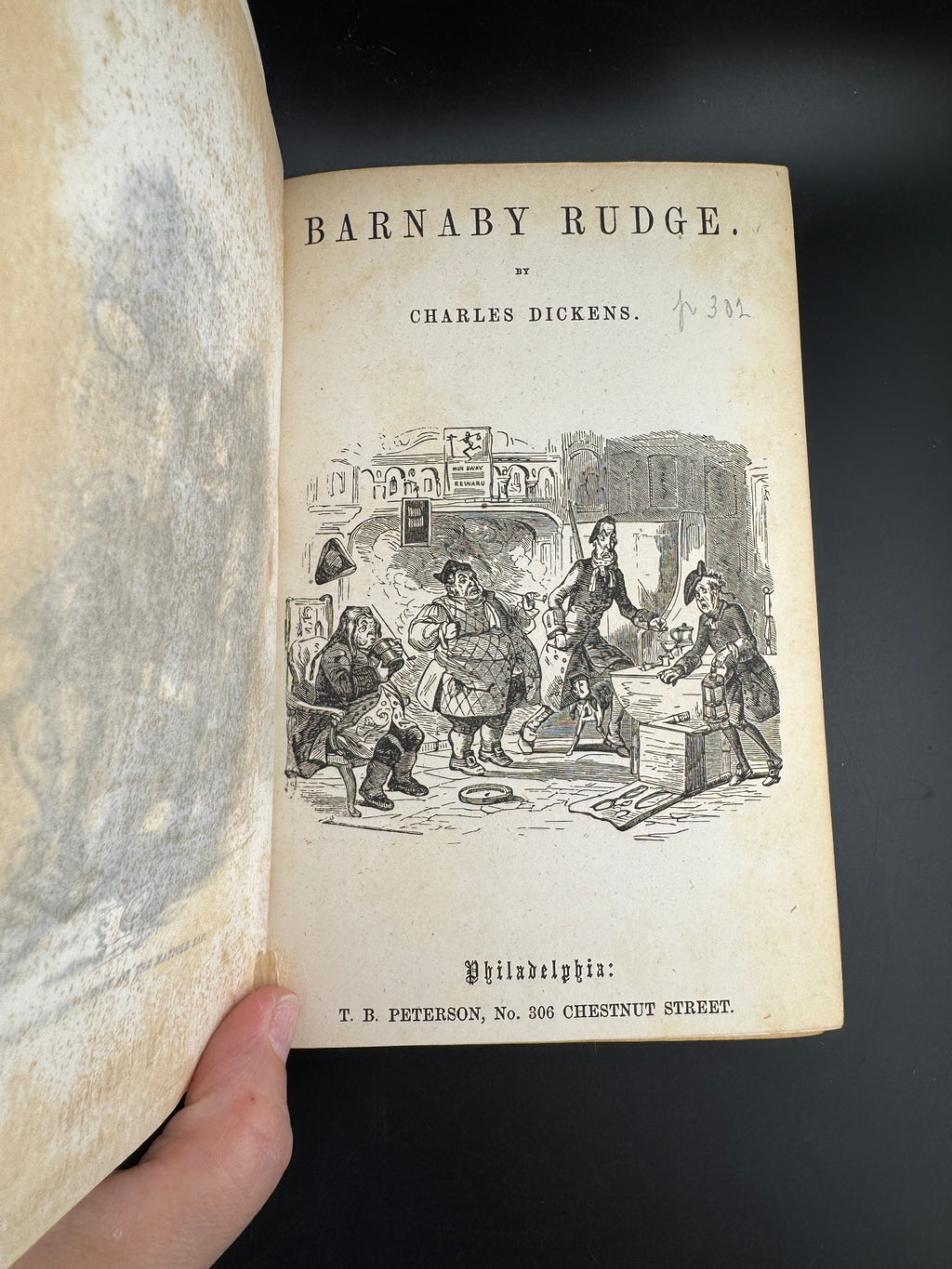Charles Dickens "Barnaby Ridge - Volume I" - The Peterson's Duodecimo Edition