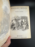 Charles Dickens "Barnaby Ridge - Volume I" - The Peterson's Duodecimo Edition