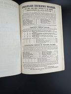 Charles Dickens "Martin Chuzzlewit - Volume I" - The Peterson's Duodecimo Edition