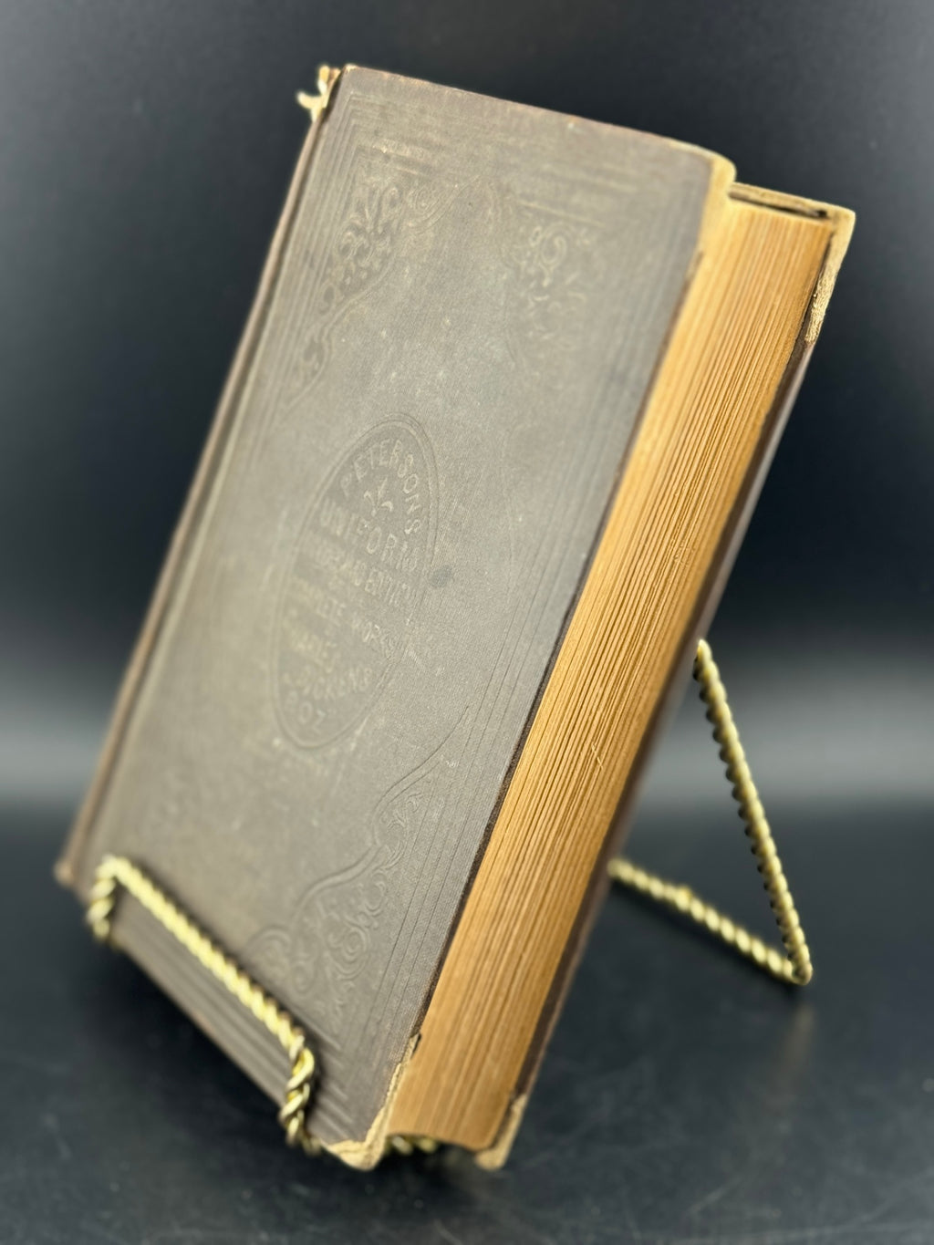 Charles Dickens "Martin Chuzzlewit - Volume II" - The Peterson's Duodecimo Edition
