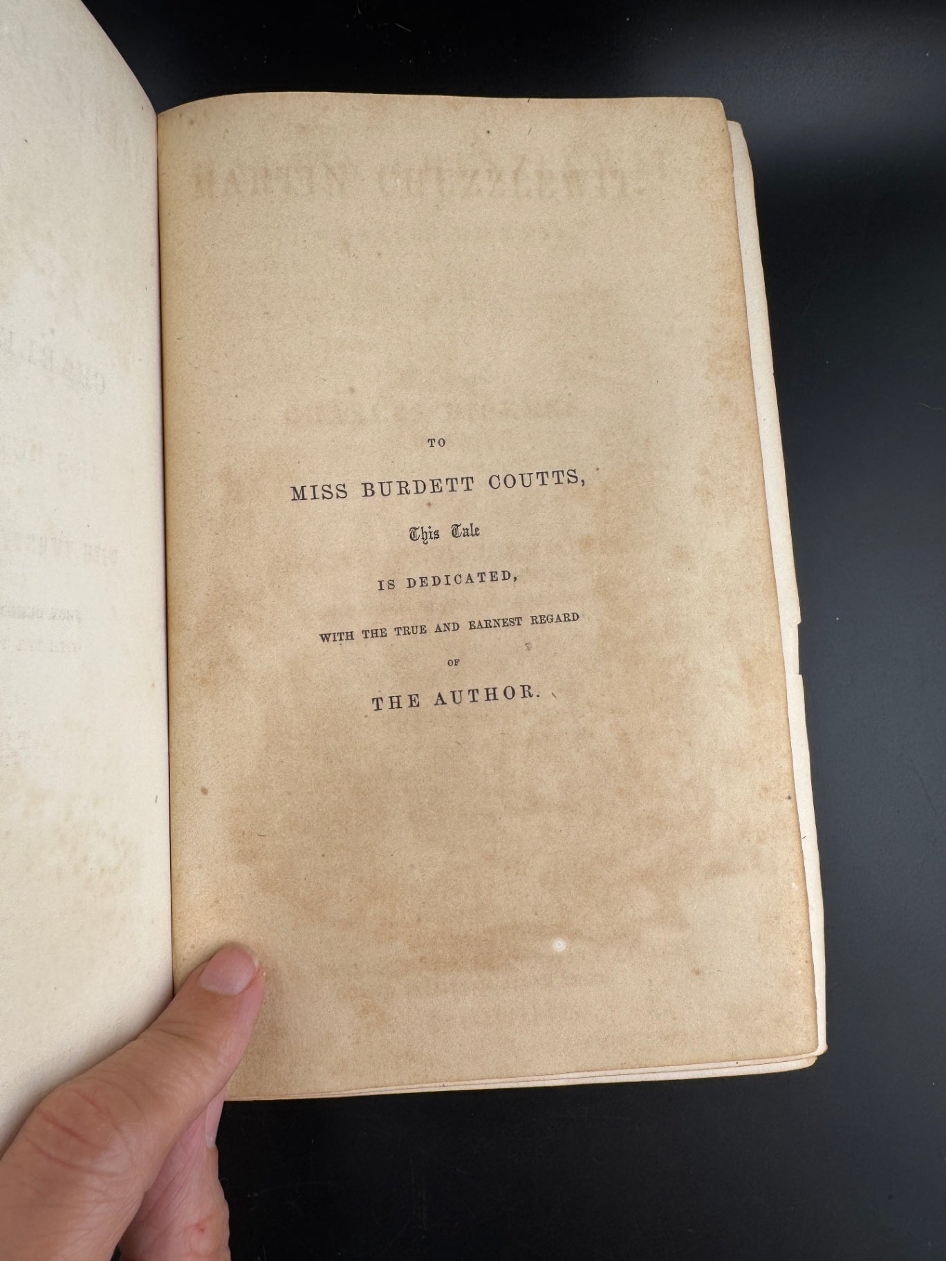 Charles Dickens "Martin Chuzzlewit - Volume I" - The Peterson's Duodecimo Edition