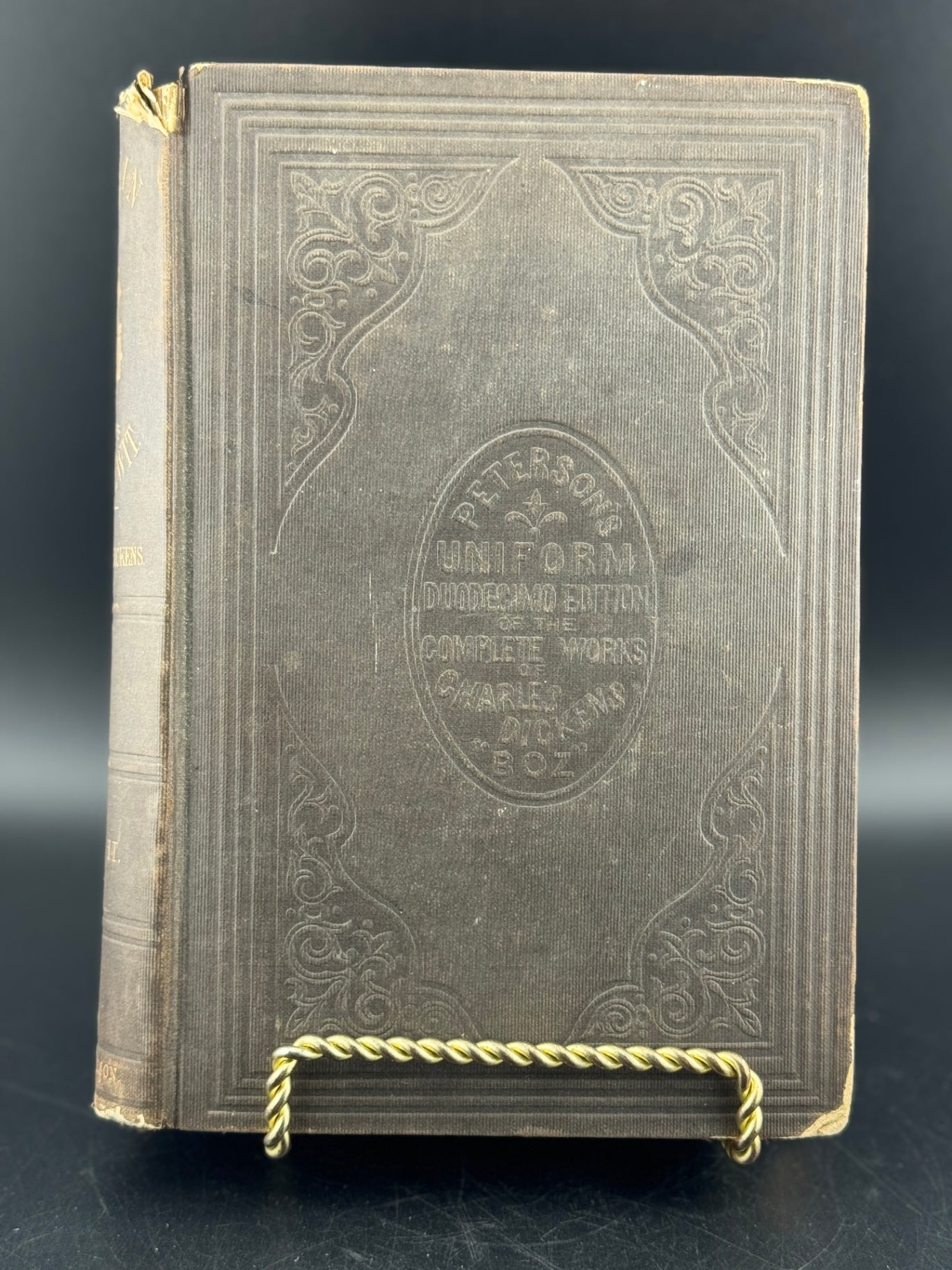 Charles Dickens "Martin Chuzzlewit - Volume II" - The Peterson's Duodecimo Edition