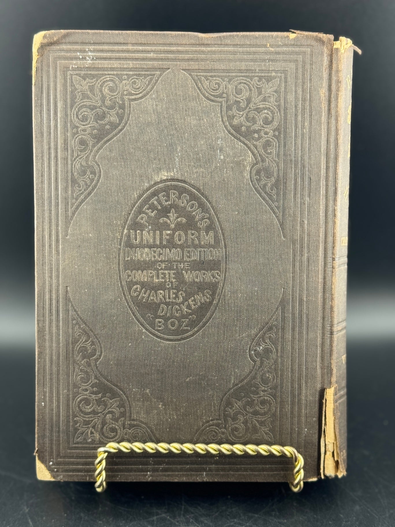 Charles Dickens "Barnaby Ridge - Volume I" - The Peterson's Duodecimo Edition