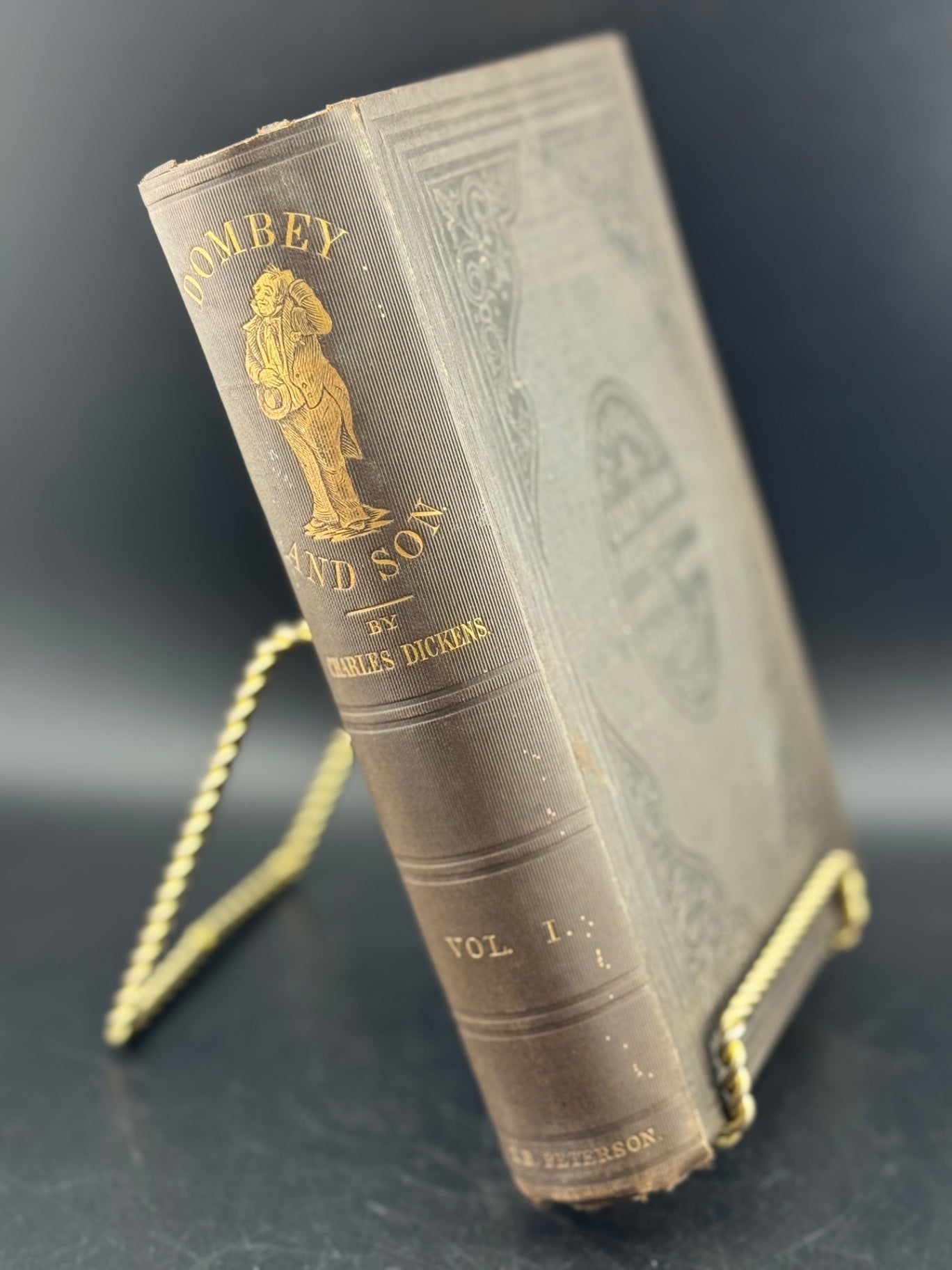 Charles Dickens "Dombey and Son - Volume I" - The Peterson's Duodecimo Edition