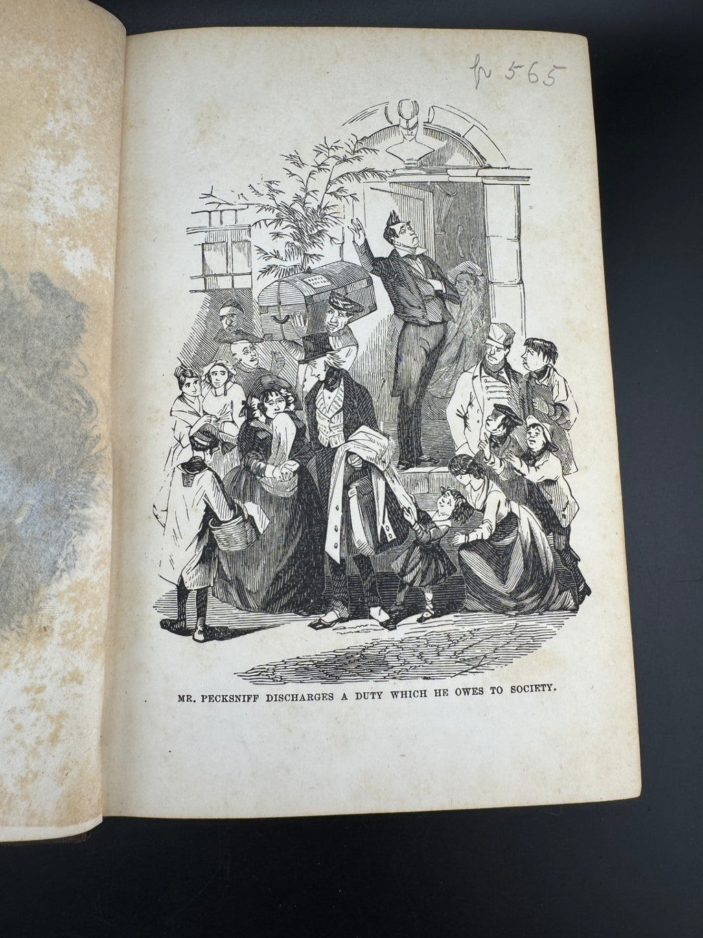 Charles Dickens "Martin Chuzzlewit - Volume II" - The Peterson's Duodecimo Edition
