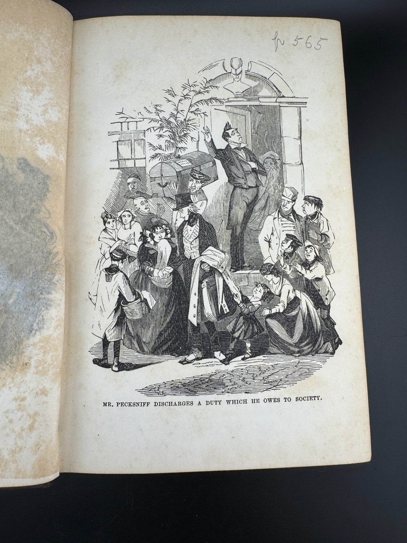 Charles Dickens "Martin Chuzzlewit - Volume II" - The Peterson's Duodecimo Edition