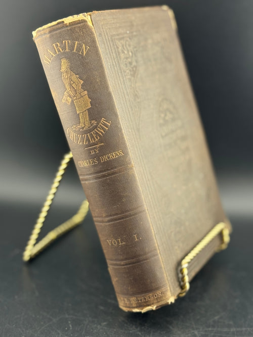 Charles Dickens "Martin Chuzzlewit - Volume I" - The Peterson's Duodecimo Edition