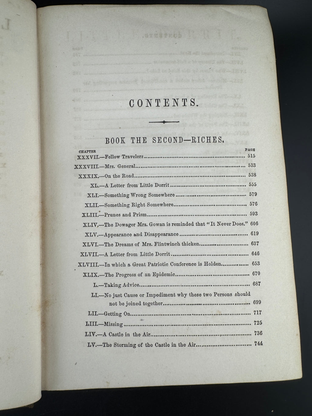 Charles Dickens "Little Dorrit - Volume II" - The Peterson's Duodecimo Edition