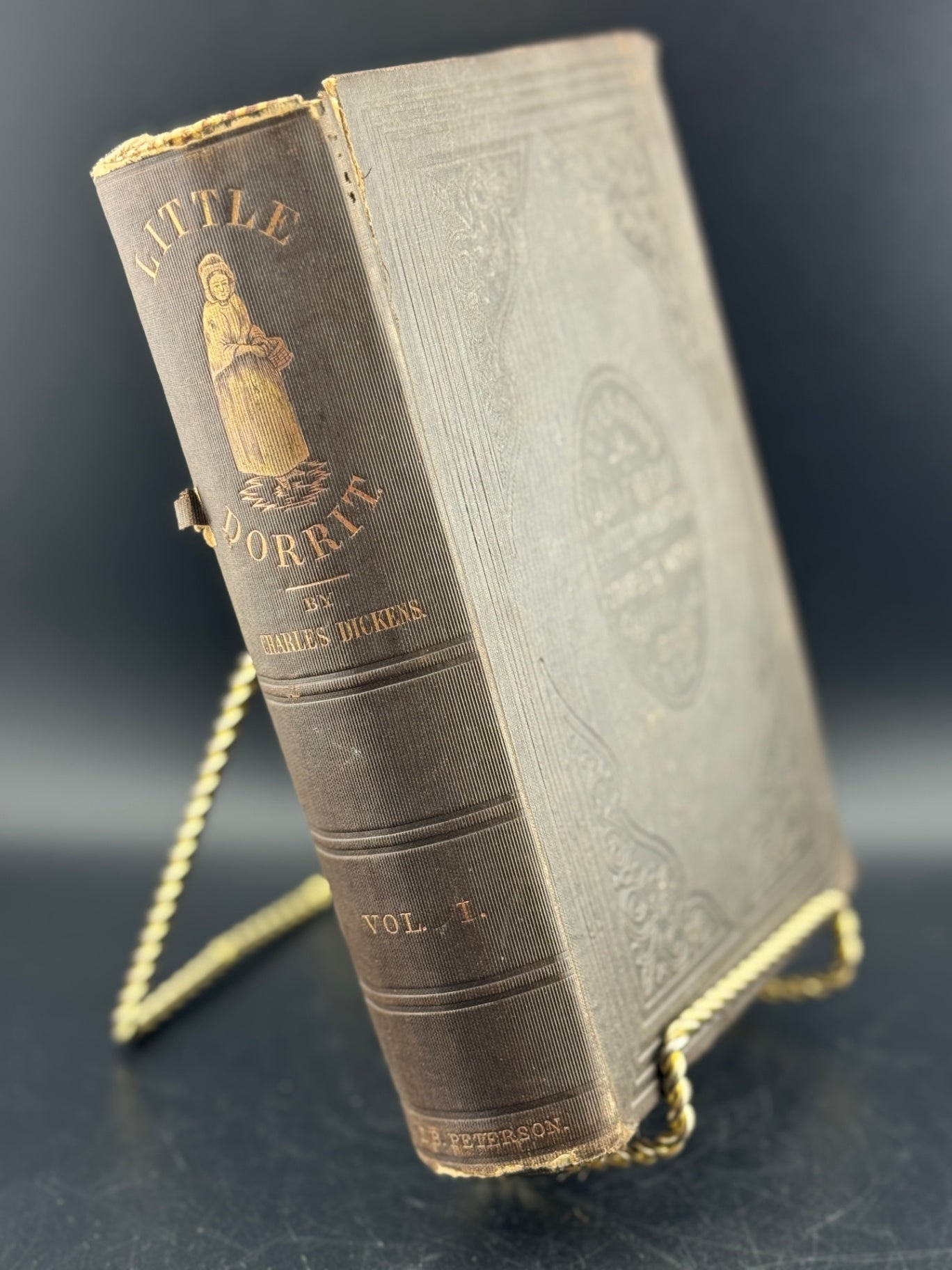Charles Dickens "Little Dorrit - Volume I" - The Peterson's Duodecimo Edition