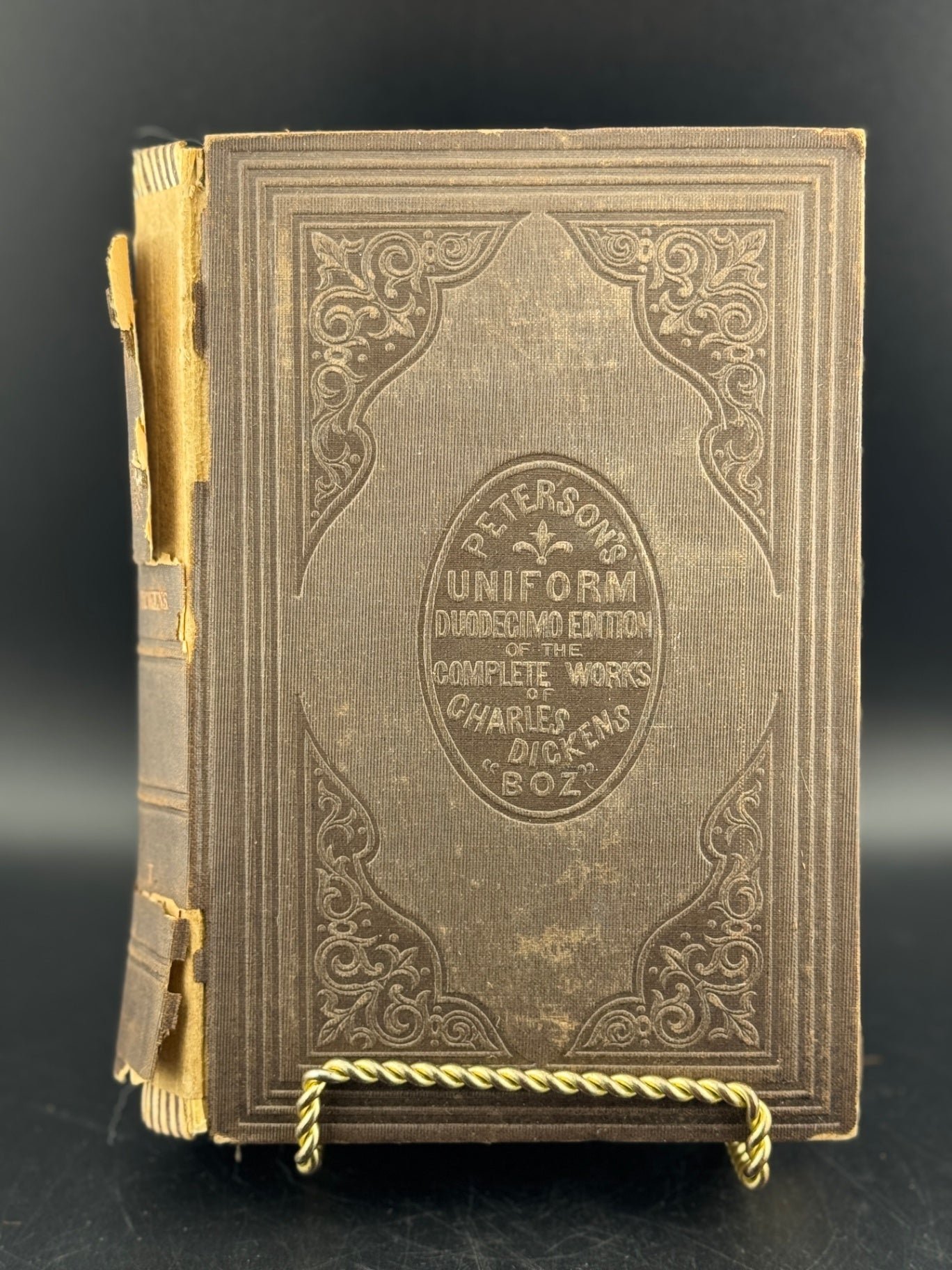 Charles Dickens "Pickwick Papers - Volume I" - The Peterson's Duodecimo Edition