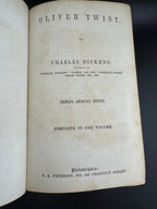 Charles Dickens "Oliver Twist - Complete" - The Peterson's Duodecimo Edition