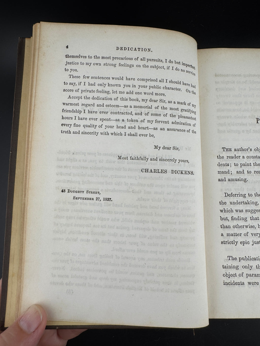 Charles Dickens "Pickwick Papers - Volume I" - The Peterson's Duodecimo Edition