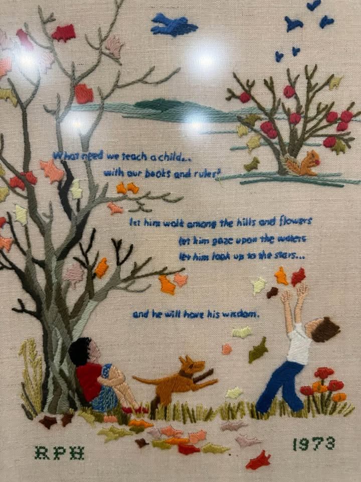 What Need We Teach a Child Crewel
