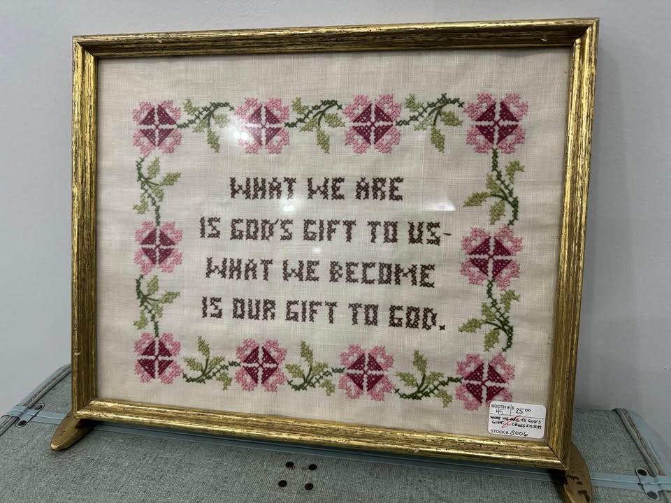What We Are Cross Stitch