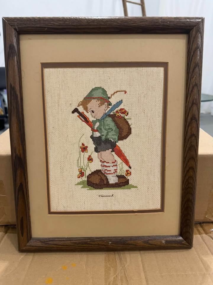 Hummel Boy Cross Stitch