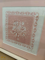 Soft Pink Floral Cross Stitch