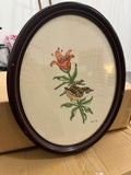 Bird on Lily Cross Stitch