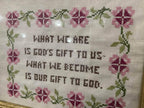 What We Are Cross Stitch