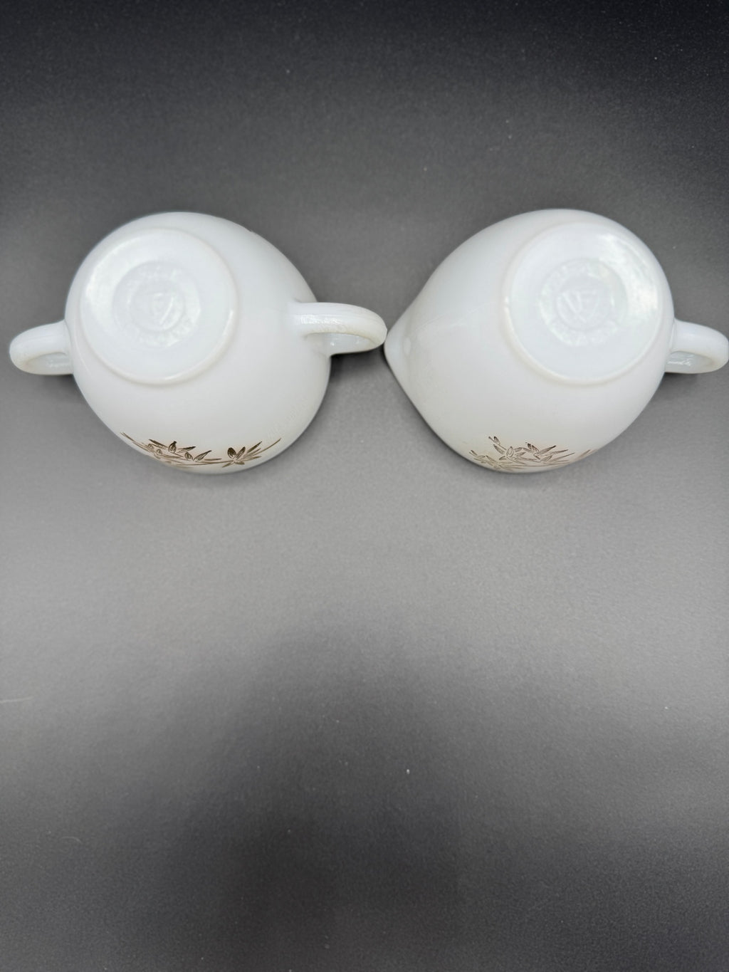 Federal Glass Golden Glory Creamer Set
