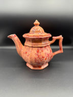 Mid Century Splatter Glaze Teapot
