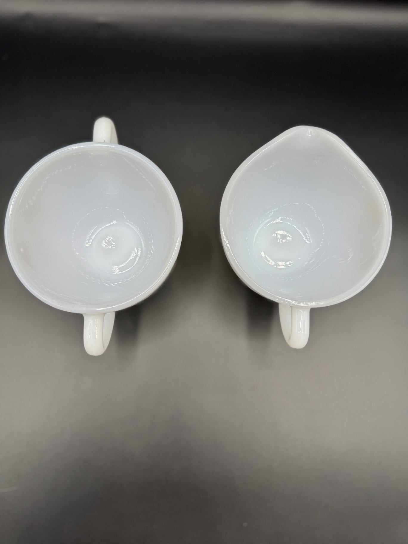 Federal Glass Golden Glory Creamer Set