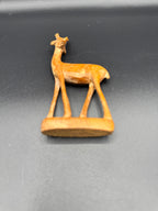 Handcarved Animal Figurine Set